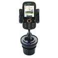 thumbnail image 1 of Unique Auto Cupholder and Suction Windshield Dual Purpose Mounting System for Samsung Intensity III - Flexible Holder System Includes Two Mount Option, 1 of 4