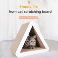 thumbnail image 2 of Triangular Cat Scratcher Cardboard  Cat Pad with Premium Textures Design  Durable Cat Scratching Play Toy, 2 of 8