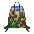 thumbnail image 3 of Daiia Landscape With Sunflowers School Backpack for Men and Women Lightweight Backpack Durable Backpack Water-Resistant,Travel,Work Bag, 3 of 9