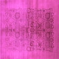 thumbnail image 1 of Ahgly Company Indoor Square Oriental Pink Industrial Area Rugs, 5' Square, 1 of 4