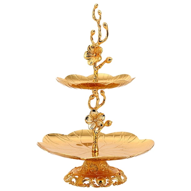 Soporte de magdalenas de 2 niveles de europeo, soporte de postre, bandeja para , bandeja para servir, bandeja para aperitivos y