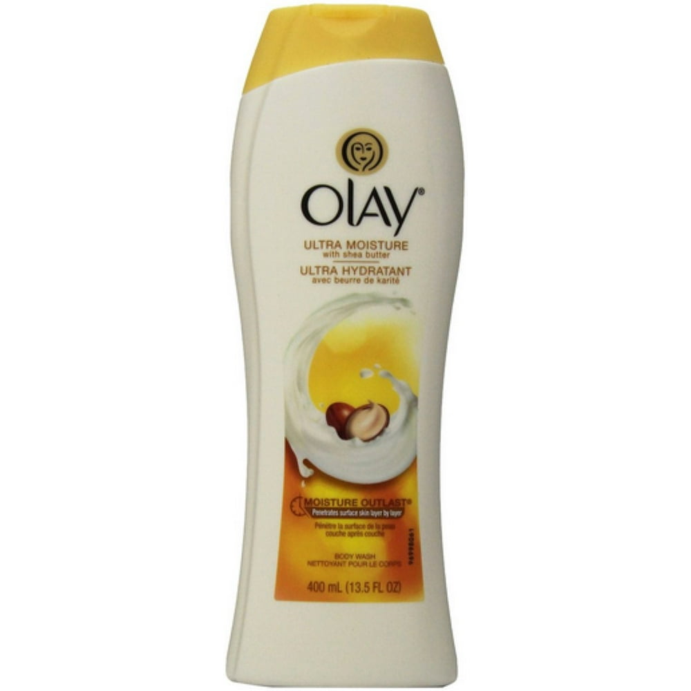 4 Pack OLAY Ultra Moisture Body Wash with Shea Butter 13.5 oz