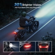 DEEPOWER Electric Bike for Adults, 2000W Peak Motor& 32MPH Electric Dirt Bike, 48V 20AH Battery, 70-160 Max Miles,Dual Suspension Ebikes for Adults, 20 Fat Tire E Bike, UL2849 Certified