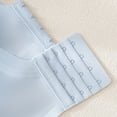 thumbnail image 6 of Women Thin Wireless Bra Seamless Padded Comfortable Stretch Sleep Bralette Plus Size Adjustable Strap Soft Smoothing Everyday Bras T Shirt Bra Padded Light Blue M, 6 of 9