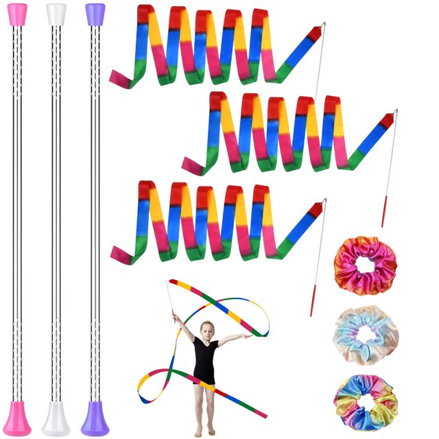 Twirling Batons PLULON, 54 cm, con varitas de baile y coleteros
