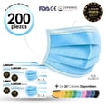 thumbnail image 1 of Cubrebocas Tricapa Termosellado 200 Pzs LINIUM HEALTH BLUE, 1 of 7