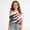 Blue-4, variant on Odeerbi Toddler Kids Girls 4th of July One Shoulder T-Shirt Short Sleeve Independence Day Graphic Tops