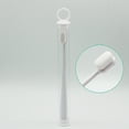 thumbnail image 4 of Vogacara Cepillo de flexible con agarre de caja Suministros para el cuidado Mango ergonómico Herramienta de limpieza oral para el hogar de cuidado de los oídos Blanco/Cabeza Plana/Caja Vogacara CE012357-04B, 4 of 6