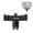 Black, variant on For GoPro HERO13 Black PULUZ Magnetic Quick Release Base Mount