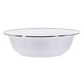 thumbnail image 2 of Solid White Pattern - 4 qt Serving Bowl - Golden Rabbit Enamelware, 2 of 4