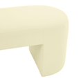 thumbnail image 4 of TOV Furniture Elena Chiffon Yellow Velvet Bench, 4 of 6