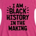 thumbnail image 3 of Instant Message - Black Histroy In The Making - Toddler & Youth Girls Fit & Flare Dress, 3 of 6
