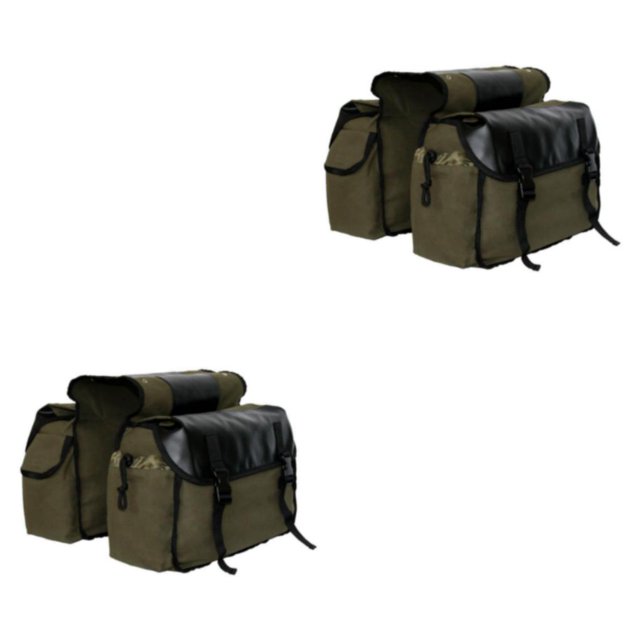 Wosthever Bolsas impermeables para alforjas dobles para bicicletas Compartimentos grandes para bicicletas Type2 NO2