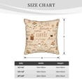 thumbnail image 4 of Kll Coffee Time Decorative Throw Pillow Covers Velvet Soft For Couch Sofa Bedroom Living Room Outdoor -16"X16", 4 of 8