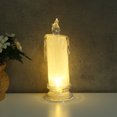 thumbnail image 4 of Velas LED parpadeantes sin Basecon Base velas sin llama con batería Wdftyju para decoraciones navideñas para el hogar y bodas, 4 of 8