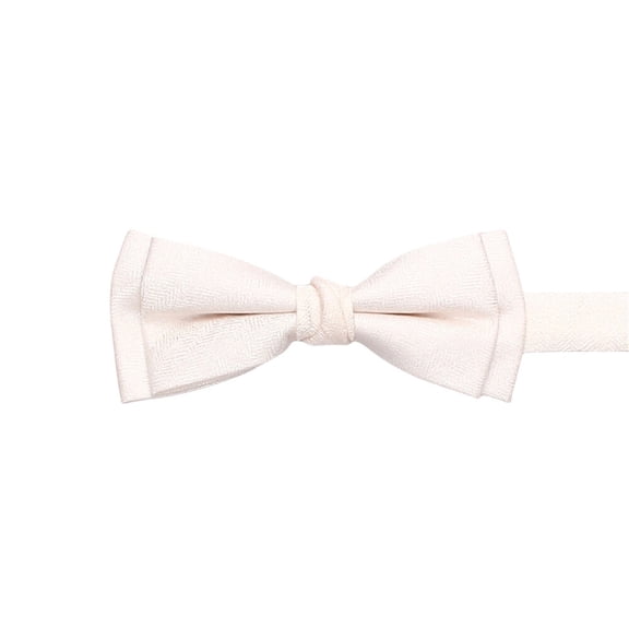 Men Elegant Solid Double Layer Bow Tie Wedding Party Tuxedo Shirt Formal Bowtie