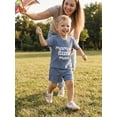 thumbnail image 5 of BemeyourBBs Toddler Baby Boys Mothers Day Outfit Summer Clothes Mama's Little Man Embroidery Letters Waffle Knit Short Sleeve T-Shirt and Pocket Shorts Toddler Boy Summer 2 Piece Outfits, 5 of 9