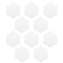 Tofficu 10pcs White Plastic Mesh Sheets for Yarn Crafts, Cross , Knitting, Crochet Projects, 5.9x4.72 in, Smooth & Easy to Cut