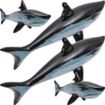 thumbnail image 4 of KAKOWELY Inflatable Shark Playthings for Pool Made of PVC Multi Color 4 Pieces,32.68"X14.57"X11.42", 4 of 4