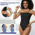 thumbnail image 2 of Lilvigor Strapless Shapewear Bodysuit for Women Thong Body Shaper Under Dress Tummy Control Bodysuit Tank Top Butt Lifter, 2 of 7