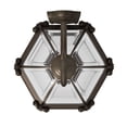 thumbnail image 2 of 2444CB Hinkley Lighting San Clemente - 3 Light Medium Outdoor Wall Lantern in Traditional and Glam Style - 12.25 Inches Wide by 19.75 Inches, 2 of 9