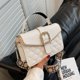 thumbnail image 3 of Bolsos cruzados de cuero para mujer a la moda, bolso cuadrado pequeño a la moda para mujer, para viajes, color blanco, 3 of 5