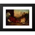 thumbnail image 2 of August Friedrich 14x11 Black Modern Framed Museum Art Print Titled - Fight of Cocks, 2 of 5