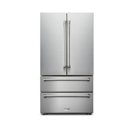 Thor Kitchen Trf3602 36  Wide 22.5 Cu. Ft. Energy Star Certified French Door Refrigerator