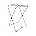 thumbnail image 2 of Folding Trash Bag Storage Organizer Stand Outdoor Countertop Waste Sorting Bin Rack Garbage Hanging Rack Sorting Organizer Storage Bathroom indoor and outdoor Use, 2 of 10