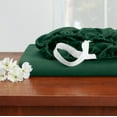 thumbnail image 5 of Empyrean Luxury Bed Sheets, Microfiber Bed Sheet Set, Twin XL, Hunter Green, 4 Piece, 5 of 9