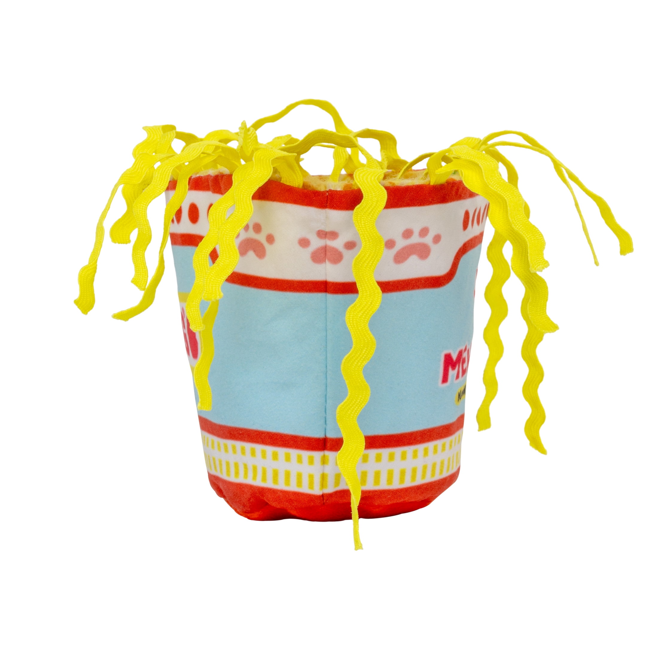KONG Crackles Plush Cat Toy, Noodles, with Premium North American Catnip