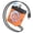 Orange, variant on W & O 45W GaN Fast Charger with Retractable USB-C & Lightning Cables, Dual Device Wall Charger, Portable Charging Plug for iPhone, Android, USB-C Devices and More - Black