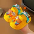 thumbnail image 2 of Dakaela 6M-6Y Toddler Garden Clogs Boys Girls Slip on Water Shoes Summer Lightweight Outdoor Baby Cute Slides Sandals for Beach Pool Yellow, 2 of 6