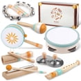 thumbnail image 1 of Set de instrumentos musicales Aliex Montessori para niños de 1 a 3 años, 1 of 6