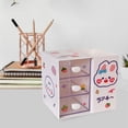 thumbnail image 4 of Caja de Almacenamiento Multiusos Sunnimix Organizador de maquillaje Beige, 4 of 8