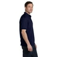 thumbnail image 3 of Hanes 5.2 oz. 50/50 ComfortBlend EcoSmart Jersey Knit Men Polo Navy 2X-Large, 3 of 3