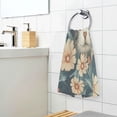 thumbnail image 3 of Yayeee 100% Cotton Hand Towels for Bathroom 16" x 28" Soft Absorbent Kitchen Towel, Flowers Cat, 3 of 7