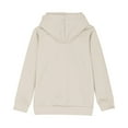 thumbnail image 3 of TFEOQRY Tween girls and boys hoodei Crewneck Oversized Hooded Sweatshirt Kids Fashion Long Sleeve Pullover Tops Khaki, 3 of 8