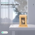 thumbnail image 4 of Greenadscape Cat Urns for Ashes 1 Set Synthetic Material Rectangular Style Light Yellow Finish 6.68X5.50X4.13in, 4 of 5