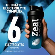 Zealot Electrolyte Powder - 90 Servings | Keto Electrolytes | Zero Sugar | Blue Raspberry