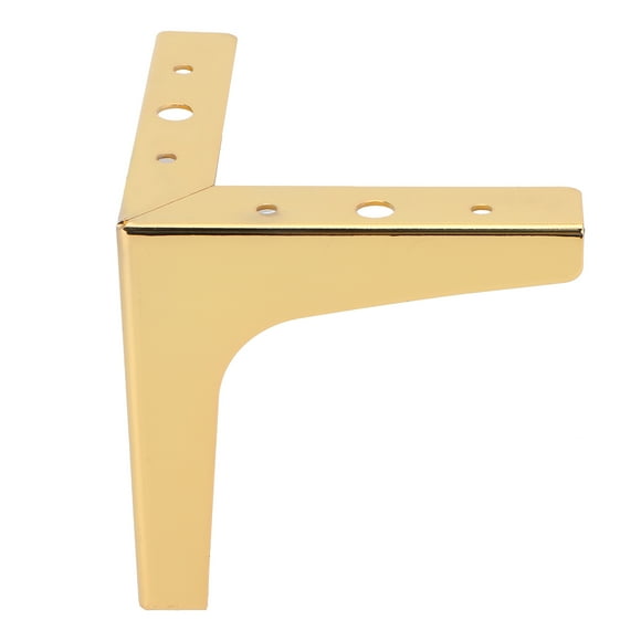Patas para Muebles Jadeshay Patas Triangulares para Sofá Galvanizadas Color Oro