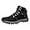 Black, variant on Hiking winter footwear barefoot shoes men, mens winter barefoot hiking boots, wide toe ankle boots
