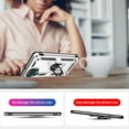 thumbnail image 6 of for Galaxy A12 Phone Case, Samsung A12 Phone Case with HD Screen Protector, Military Grade Protective Cases with Ring for Samsung Galaxy A12 (Silvery), 6 of 12