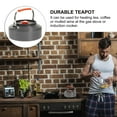 thumbnail image 4 of STRANDCHIC Portable Black Aluminum Alloy Camping Kettle, Lightweight Water Boiling Teakettle for Outdoor and Home Use, 4 of 6