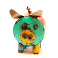 thumbnail image 1 of Rustic Arrow 10438 Distressed Cylinder Pig Garden Art, 1 of 5