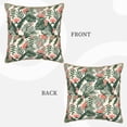 thumbnail image 3 of KLL Palm Trees and Tropical Decorative Throw Pillow Covers Velvet Soft for Couch Sofa Bedroom Living Room Outdoor - 16"x16", 3 of 8