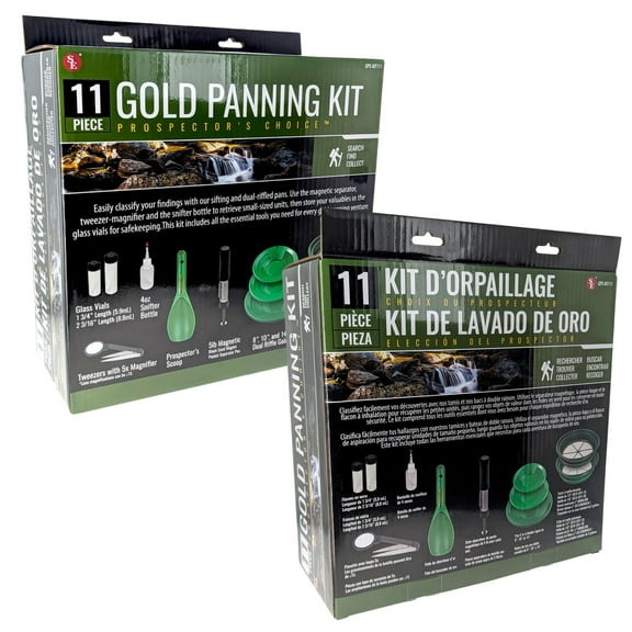 11 Piece Gold Panning Kit | In Box