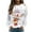 White, variant on KANG Print Casual Crewneck Pullover Sweater Soft Warm Winter Holiday Graphic Long Sleeve For Ladies Cozy Loungewear Outfit