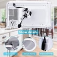 thumbnail image 4 of Kitchen Appliance Cord Winder Cord Holder Wire Wrapper Self Adhesive with Cable Clip Holder Desk Shortener for Small Home Appliances Storage Kitchen Office, 4 of 5