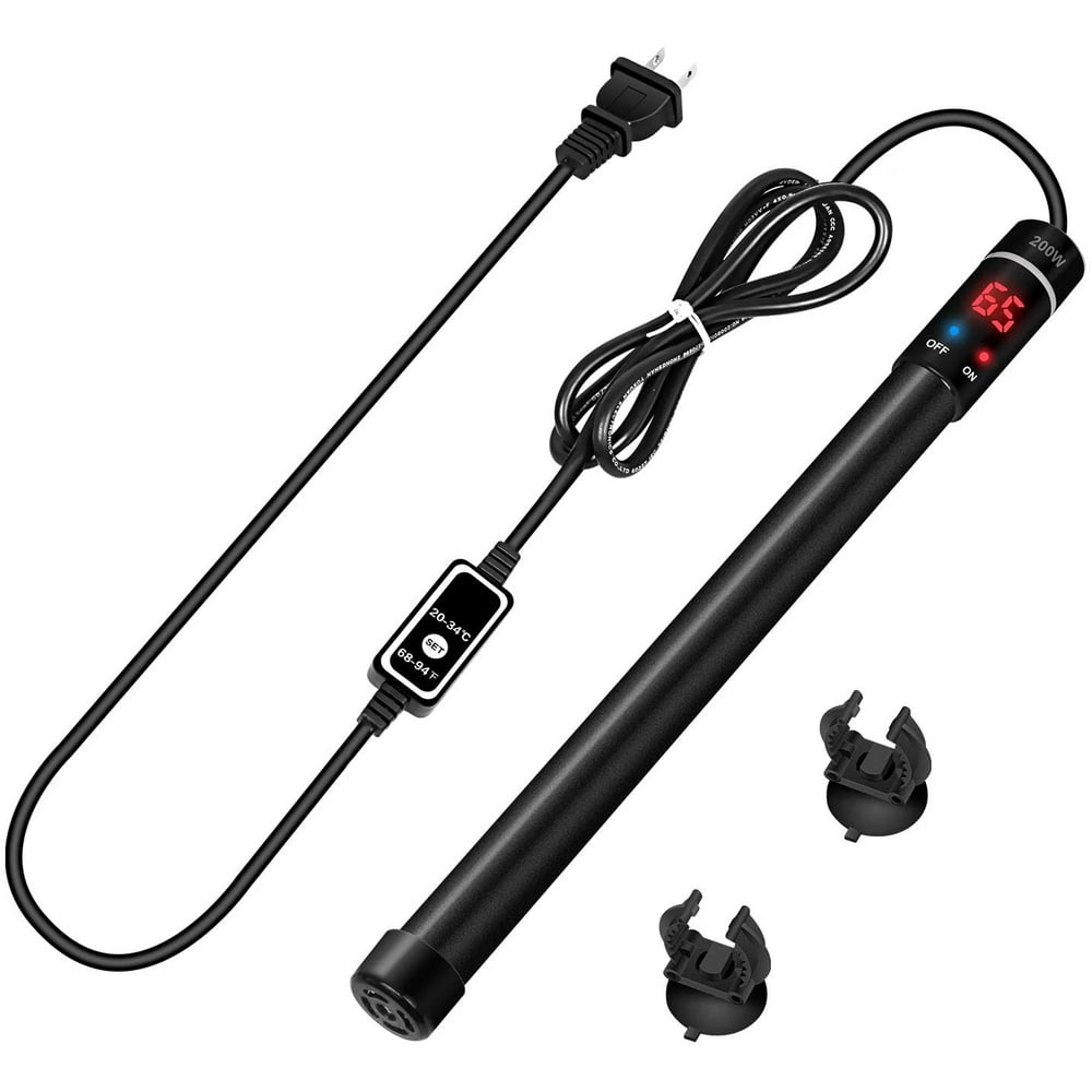 Simple Deluxe 200 Watts Aquarium Heater Submersible Fish Tank Heater
